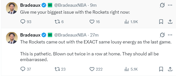 足球比分-休媒炮轰火箭比赛令人作呕：毫无战意该感到羞愧！KD吐槽申京防守